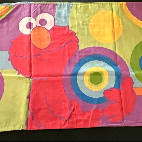 (2) Cookie Monster & Elmo! (2) Sesame Street Two-Sided Queen Pillowcases - Picture 5 of 5